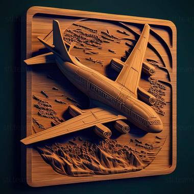 3D model X Plane 6 game (STL)